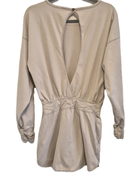 Free People Movement New Flow Skortsie Dress Size XS Tofu Beige Shorts Skort - Picture 11 of 16